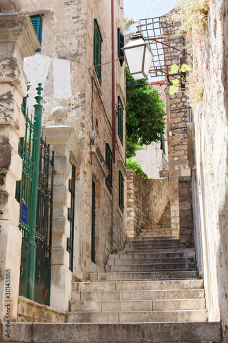Old stone steps