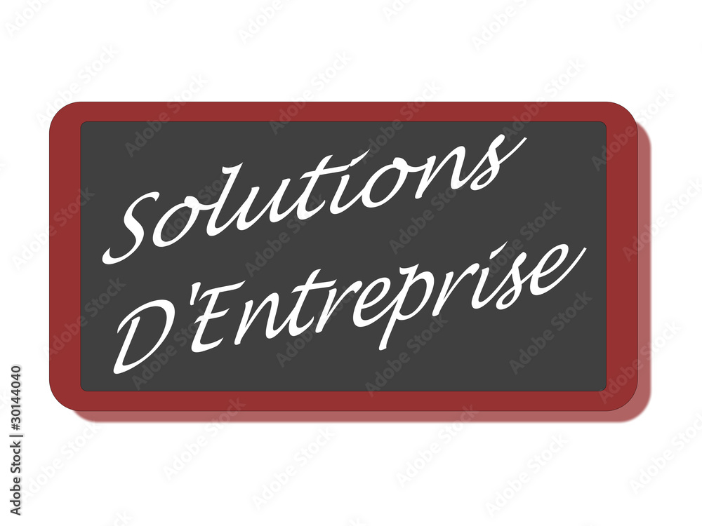 Obraz premium PANNEAU SOLUTIONS D'ENTREPRISE