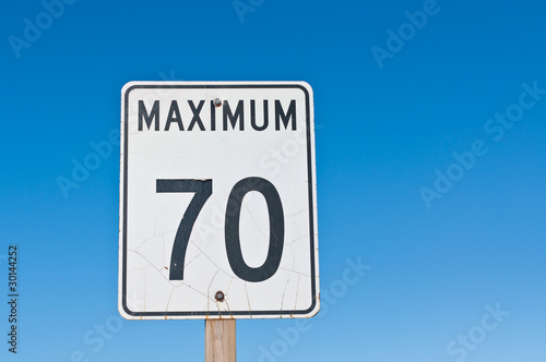 Wallpaper Mural Maximum 70 Sign Torontodigital.ca