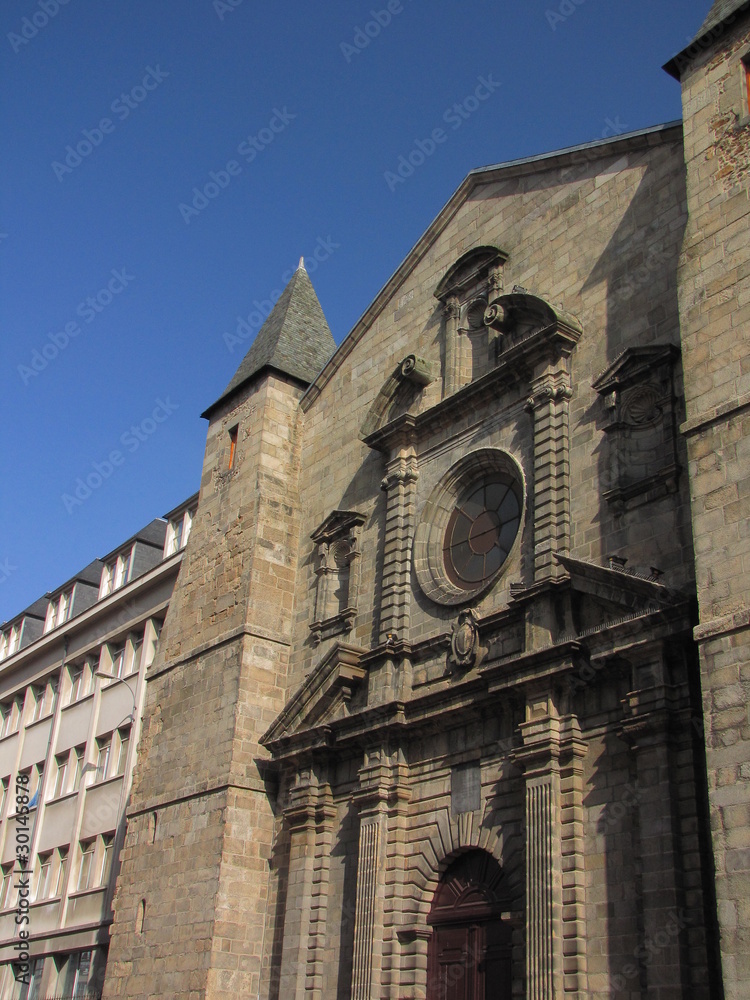 Fototapeta premium Chapelle du Collège Gay Lussac , Limoges ; Haute-Vienne