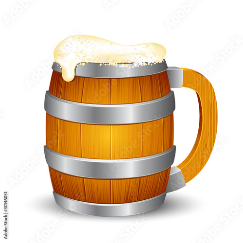 Wooden Beer Mug