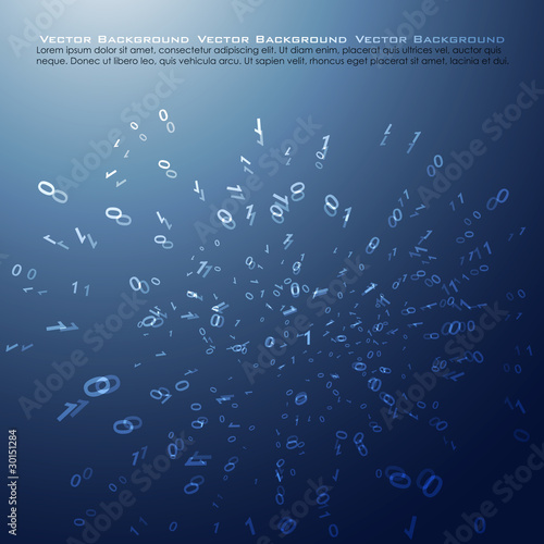 abstract binary background
