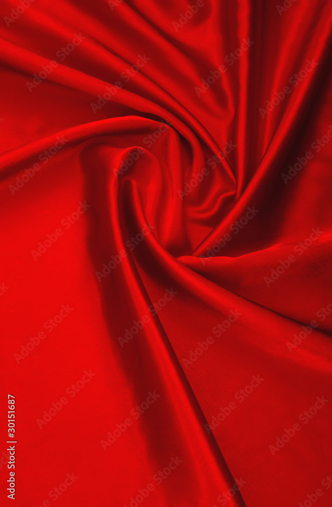 Red satin fabric Red satin fabric