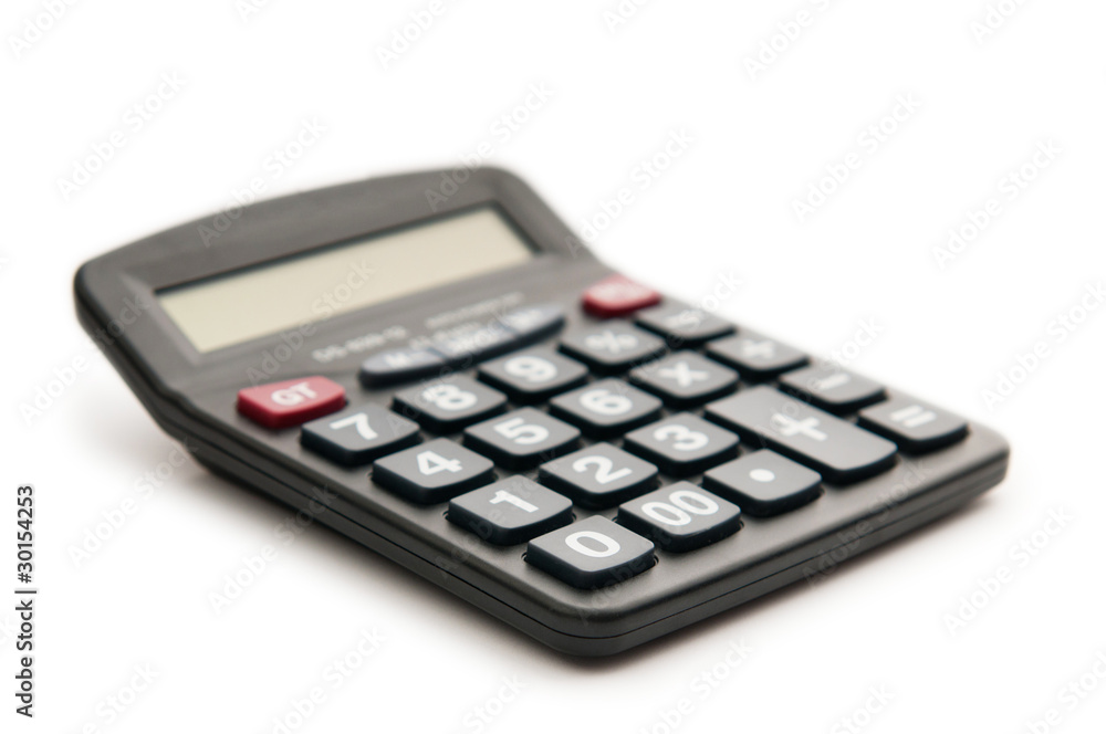 Business concept with accounting calculator Business concept with accounting calculator