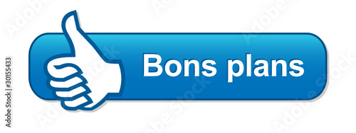 Bouton Web BONS PLANS (bonnes affaires soldes offres prix idées)