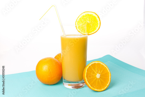 Orangensaft im Glas