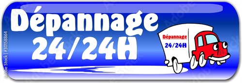 bouton dépannage 24/24h