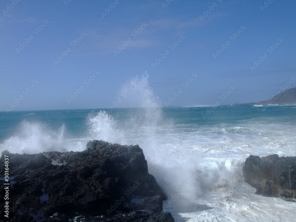 Waves and the rocky coast of La Palmas, Waves and the rocky coast of La Palmas,