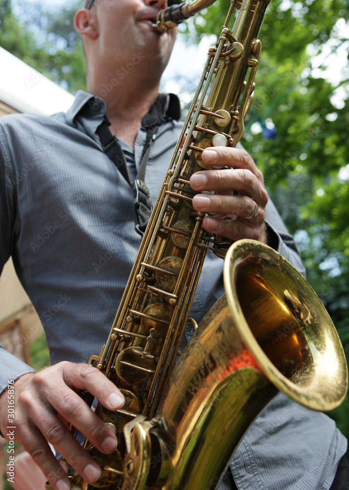 Fototapeta premium saxophonist