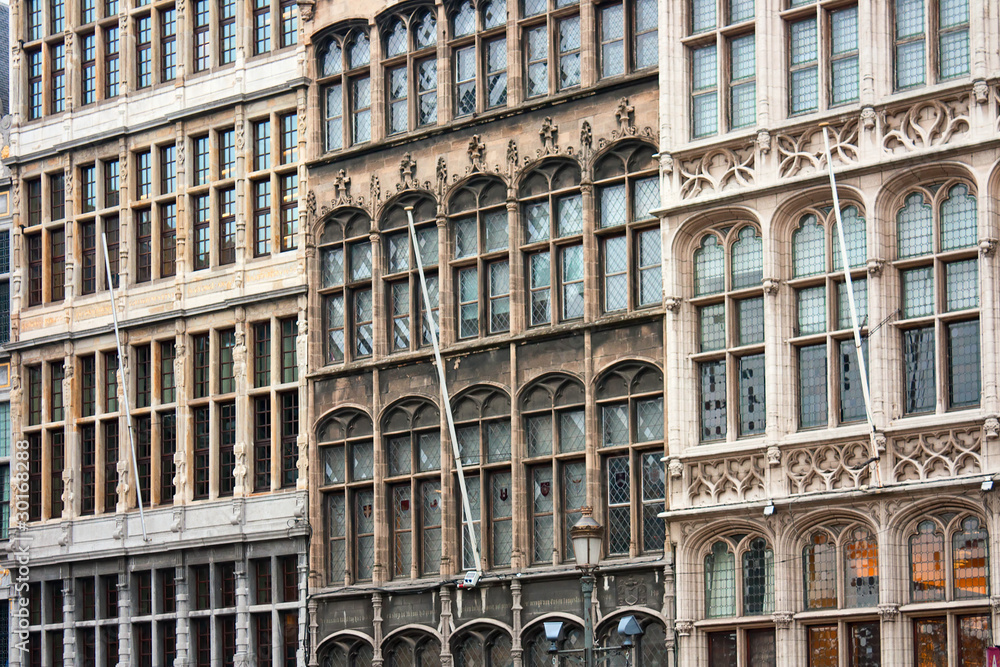 Rows of windows in Antwerpen