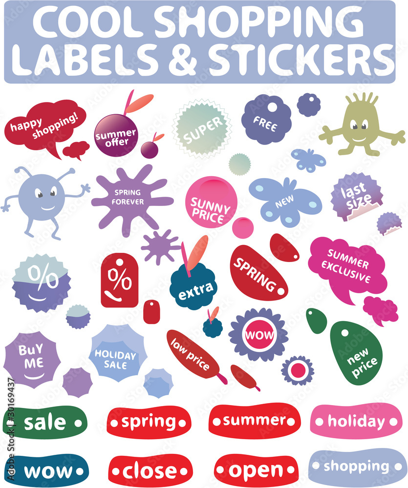 cool shopping - labels cool shopping - labels