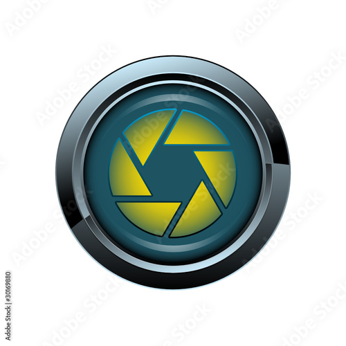photo diaphragme picto bouton icône internet web site symbole