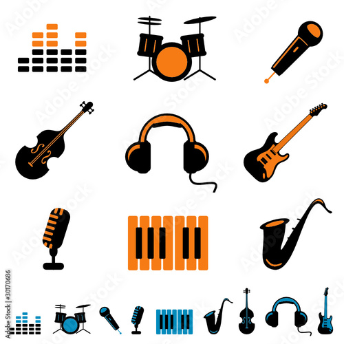 music icon set