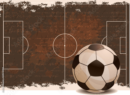 Vector football banner