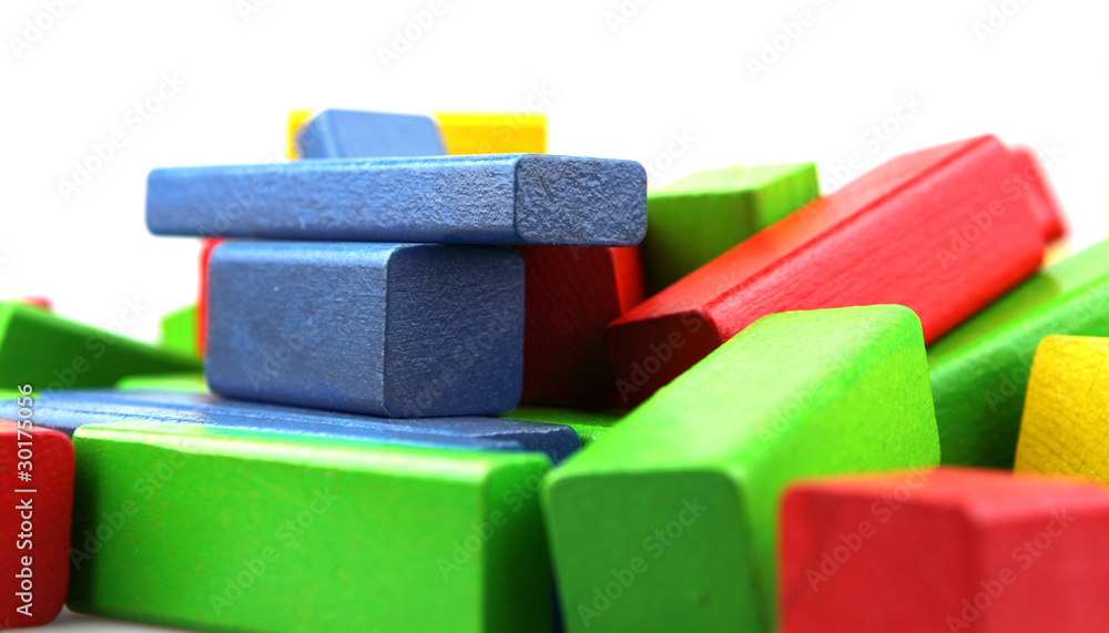 Wooden building blocks Wooden building blocks