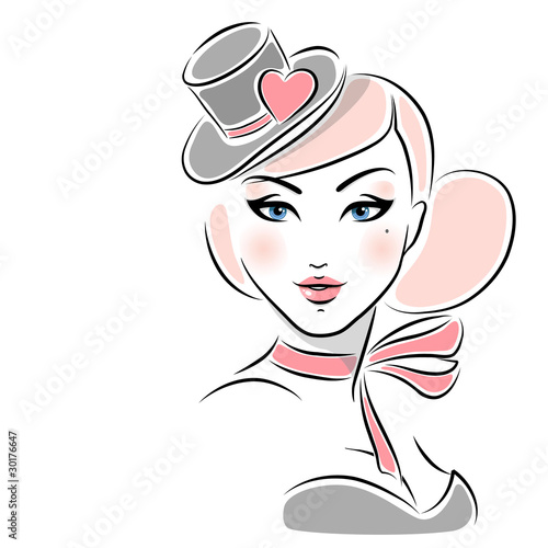 Vintage party girl