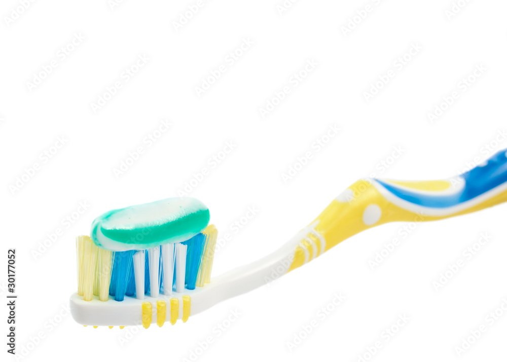 toothbrush with toothpaste toothbrush with toothpaste