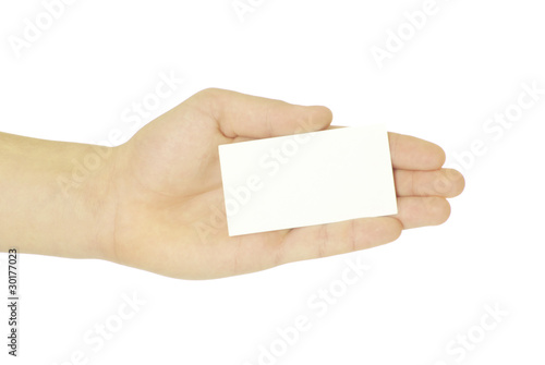 card in hand