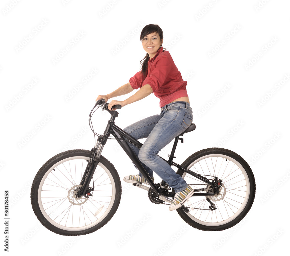 woman bicyclist woman bicyclist