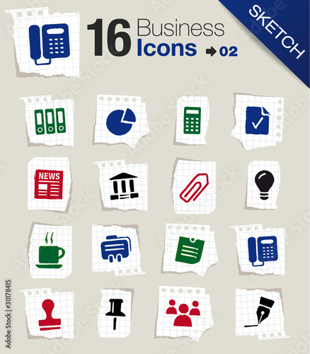 Sketch - Office and Business icons 02