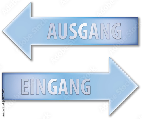 Ausgang und Eingang