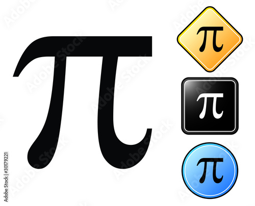 Pi pictogram and signs