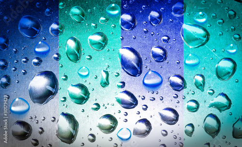 background of beautiful water drops .