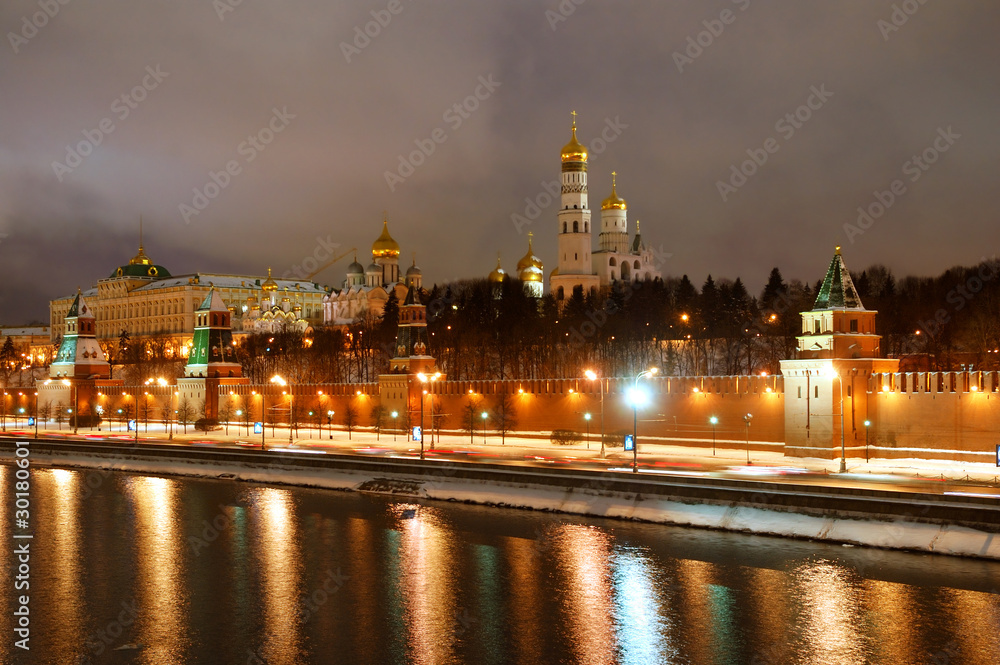 Panorama of Moscow Kremlin