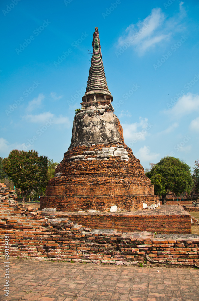 Fototapeta premium Old Temple of Ayuthata, Thailand