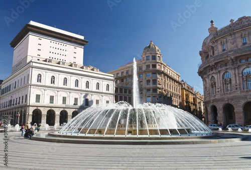 Piazza De Ferrari, Genova - De Ferrari square, Genoa, Italy
