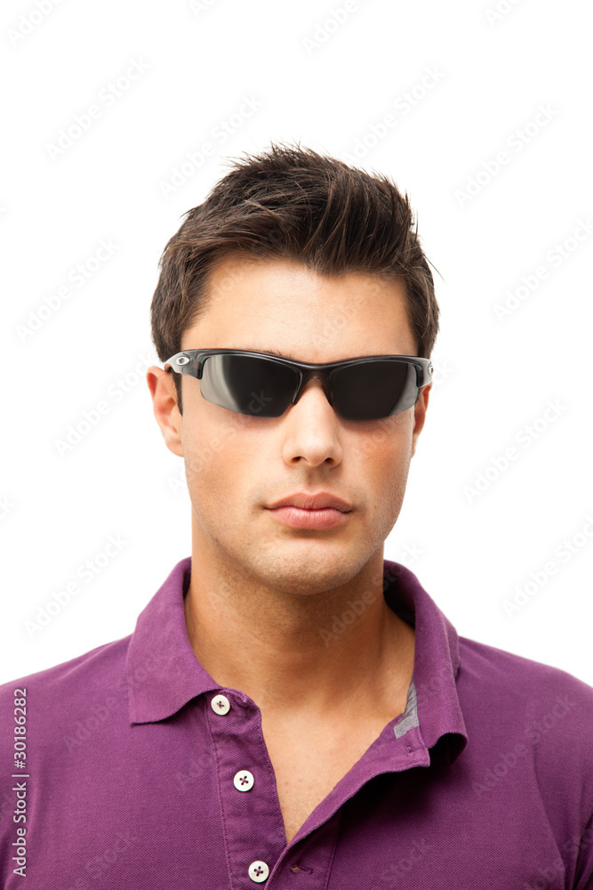 Young man wearing sunglasses Young man wearing sunglasses