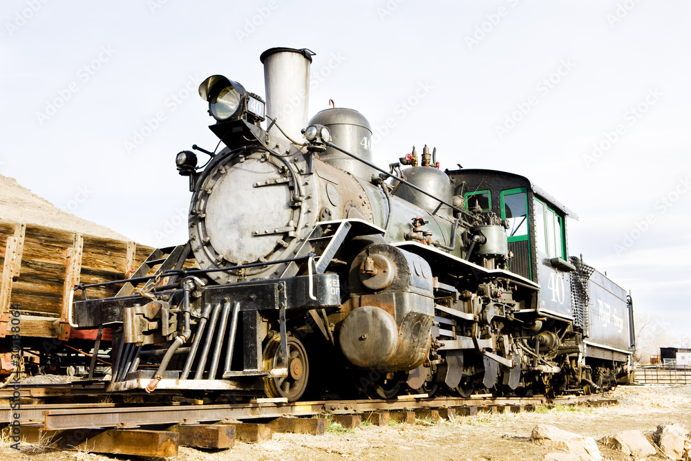 stem locomotive in Colorado Railroad Museum, USA stem locomotive in Colorado Railroad Museum, USA