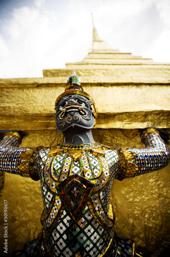 Fototapeta premium Great Palace in Bangkok detail