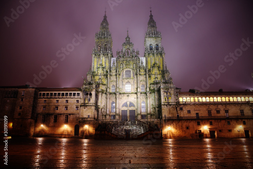 Cathedral in Santiago de Compostella