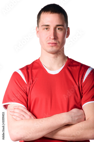 confident soccer player © Sergey Peterman
