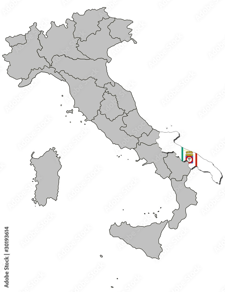 Apulien auf Italien