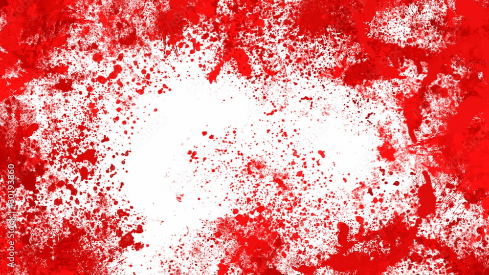 Blood splashes over white background Blood splashes over white background