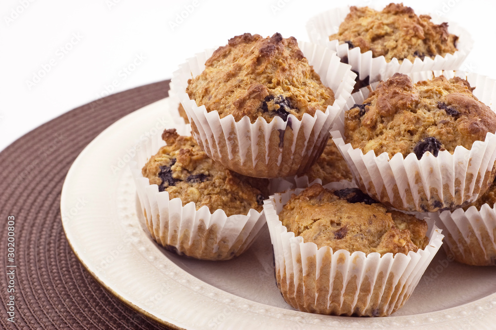 Blueberry oatmeal muffins Blueberry oatmeal muffins