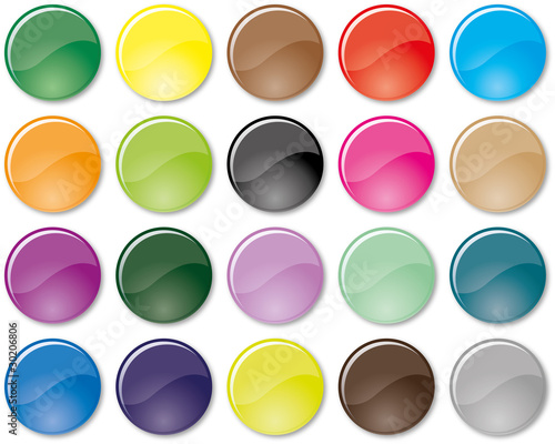 Buttons farbig
