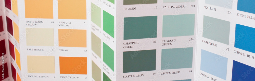 Naklejka premium Nuancier