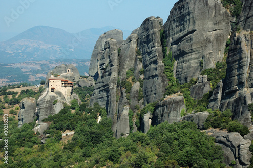 Obraz na płótnie Meteora Agios Nikolaos Anapafsas rock monastery,Greece. Meteora w salonie