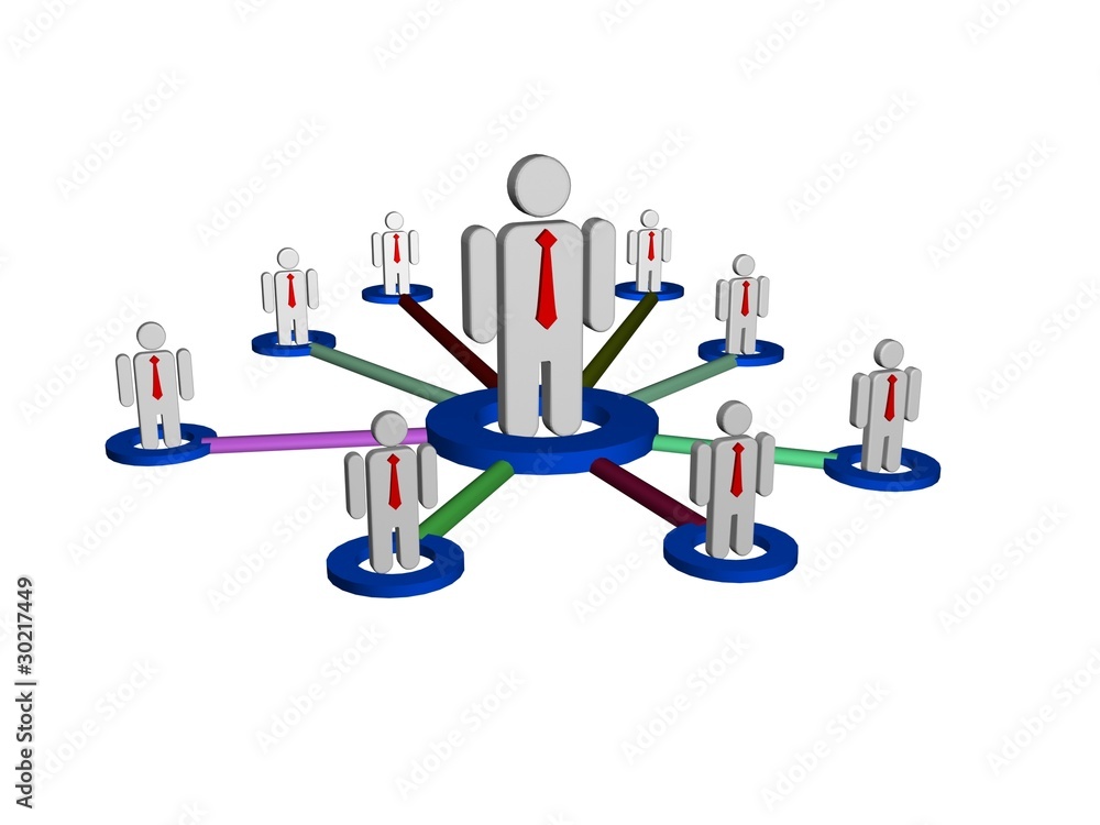 Network concept Network concept