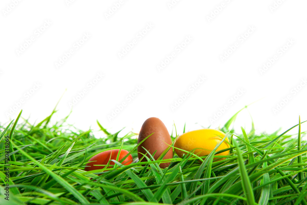 Ostern Eier Ostereier Hintergrund Karte