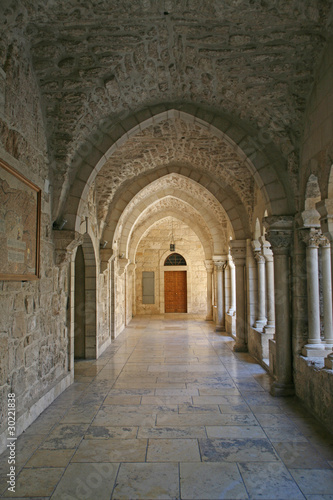 Archway Nativity church, Bethlehem, Palestine, Israel