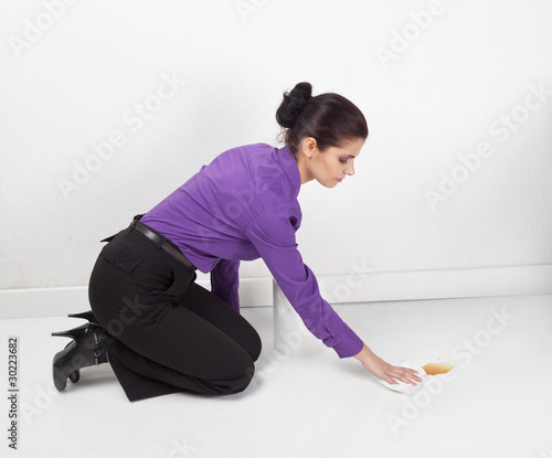 Spilled coffee
