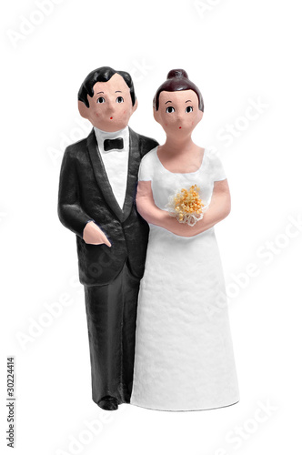 Foto couple wedding cake topper