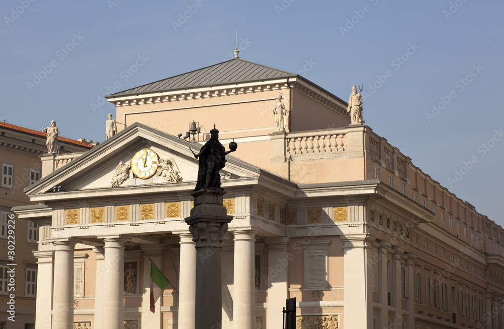 Fototapeta premium Palazzo della borsa, Trieste