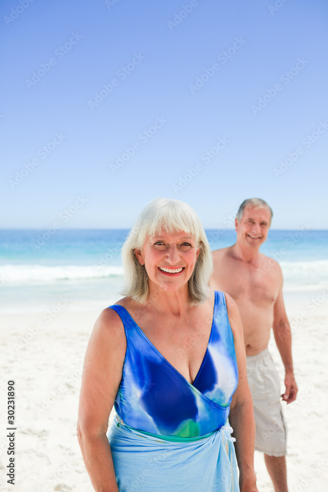 Radiant couple on the beach Radiant couple on the beach