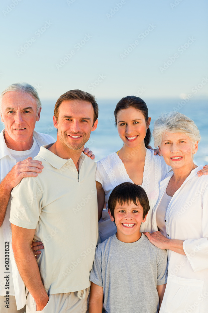 Radiant family at the beach Radiant family at the beach