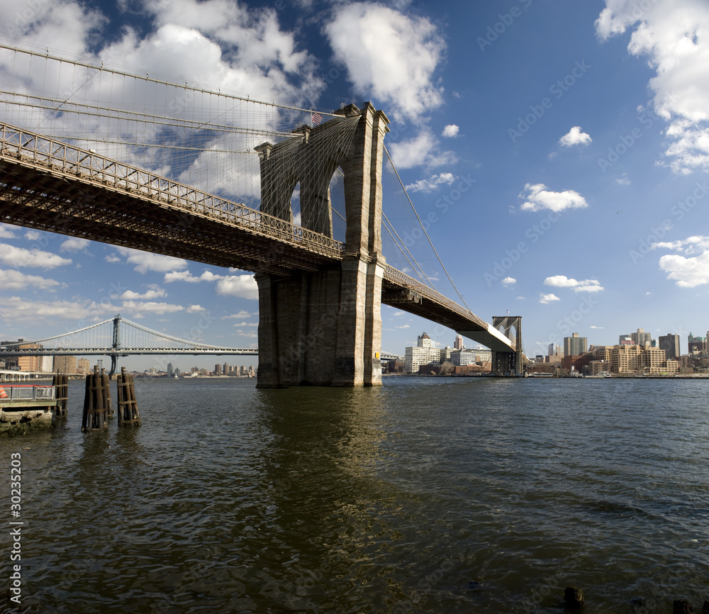 Obraz premium Brooklyn Bridge, Nowy Jork, NY